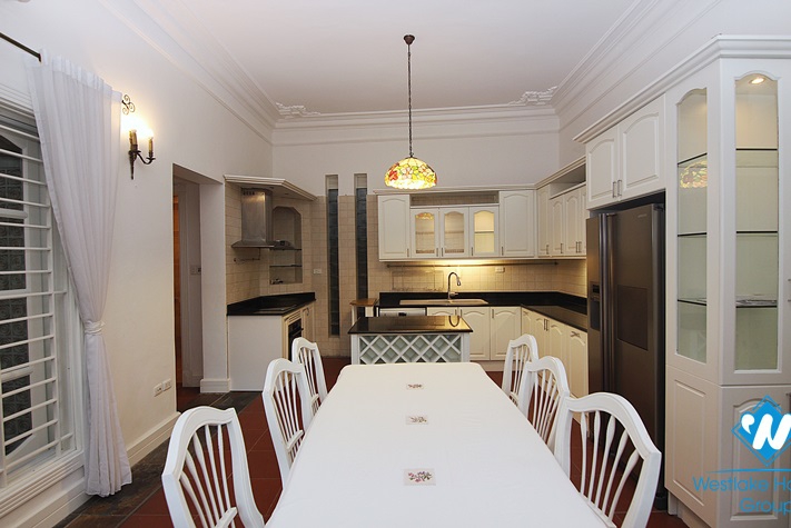 Beautiful 4 bedrooms house for rent with nice terrace in Nghi Tam - Tay Ho - Hanoi